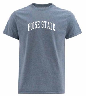 12- Boise State T-Shirt - Recycled Arch Over Broncos by Recover - bluerainbow (SKU: 13470067497) 12- Boise State T-Shirt - Recycled Arch Over Broncos by Recover - bluerainbow